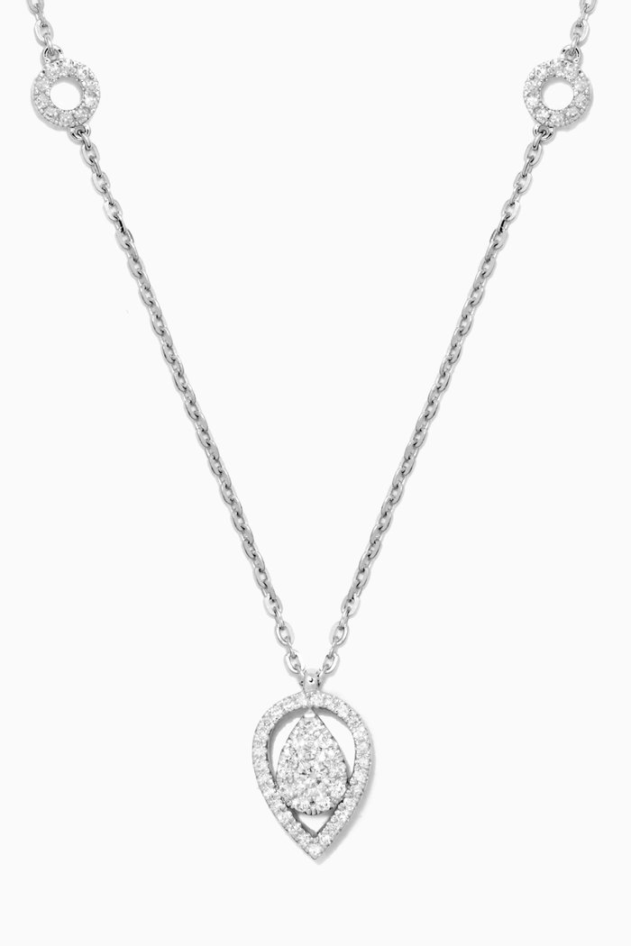 

OneSixEight Diamond Necklace in 18kt White Gold