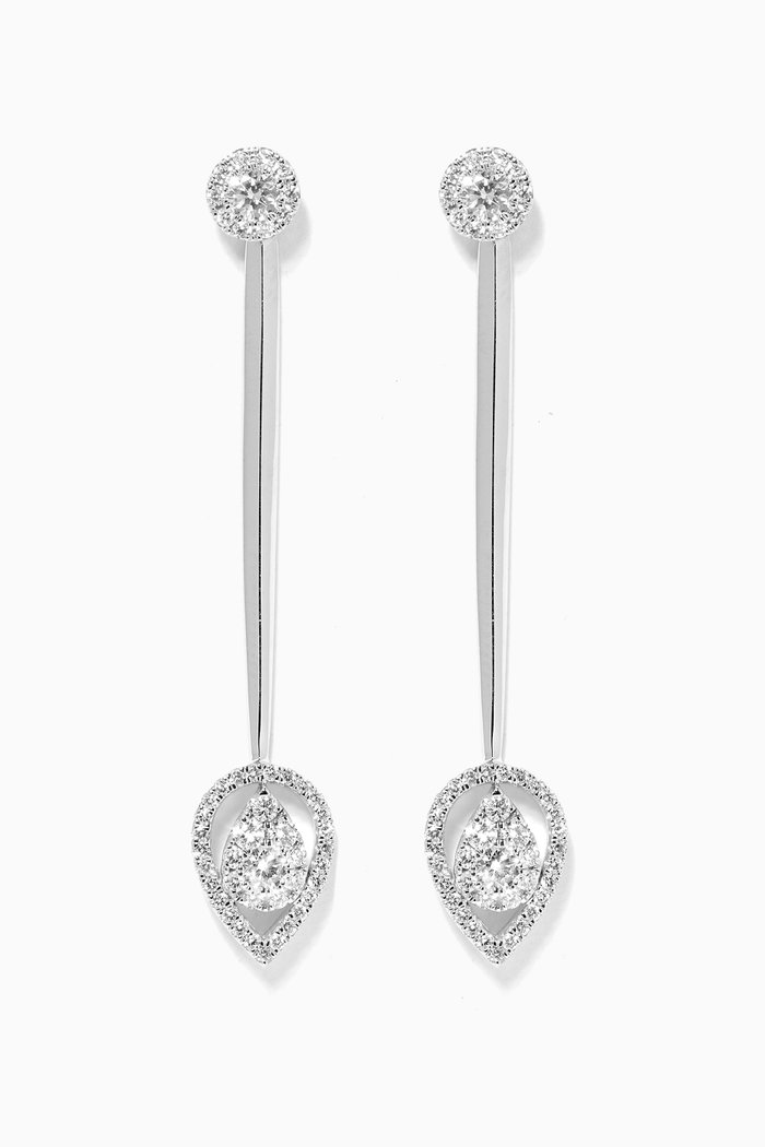 

OneSixEight Diamond Earrings in 18kt White Gold
