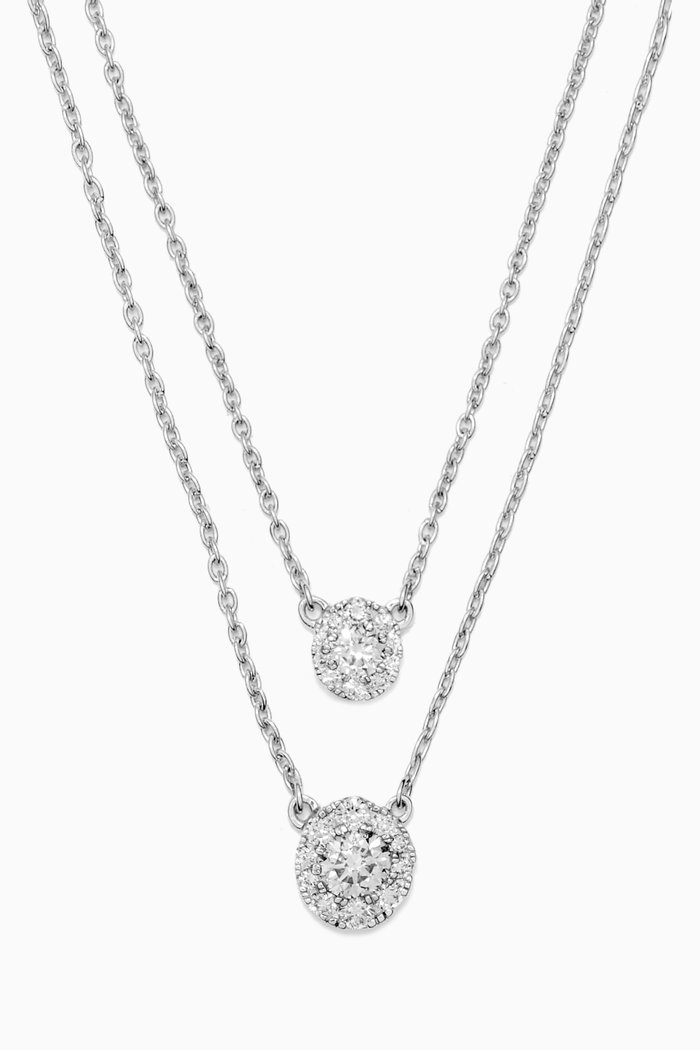 OneSixEight Diamond Necklace in 18kt White Gold