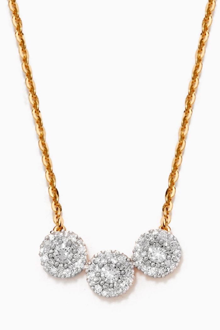 

OneSixEight Pendant Chain in 18kt Gold, White