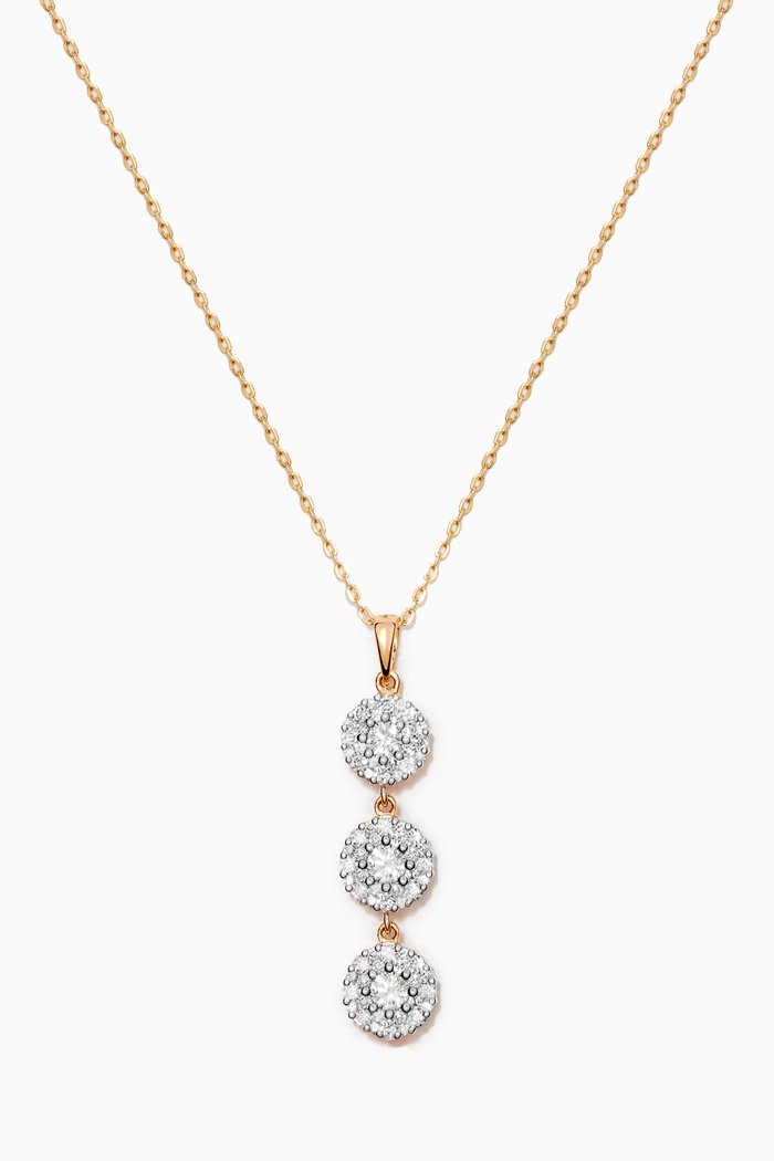 

OneSixEight Diamond Pendant Chain in 18kt Gold, White