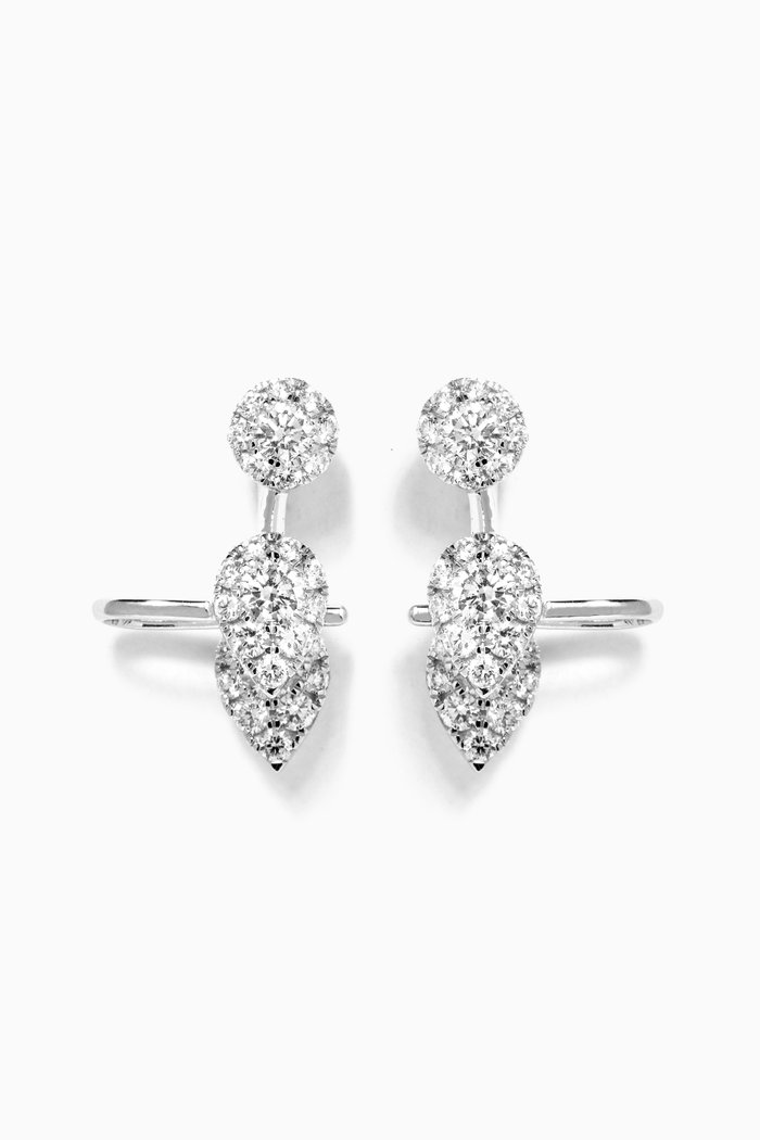 

OneSixEight Diamond Earrings in 18kt White Gold