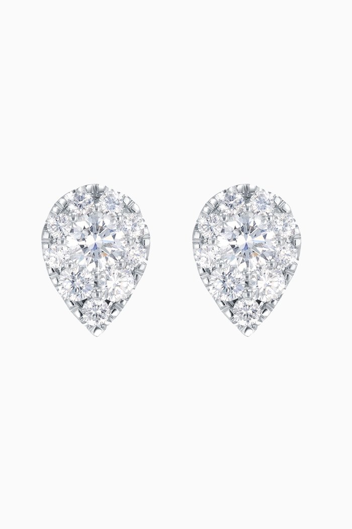 

OneSixEight Diamond Earrings in 18kt White Gold