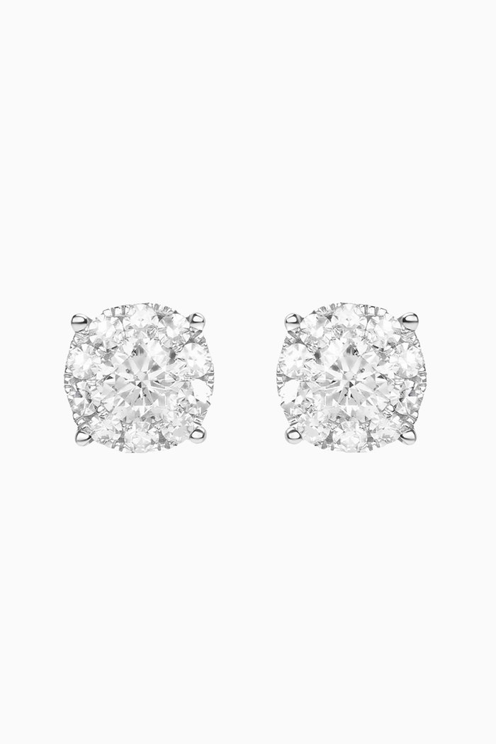 

OneSixEight Diamond Earrings in 18kt White Gold