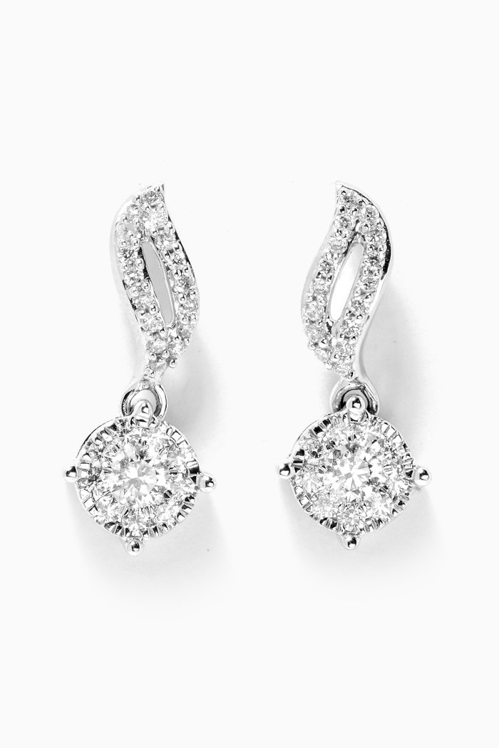 

OneSixEight Diamond Earrings in 18kt White Gold