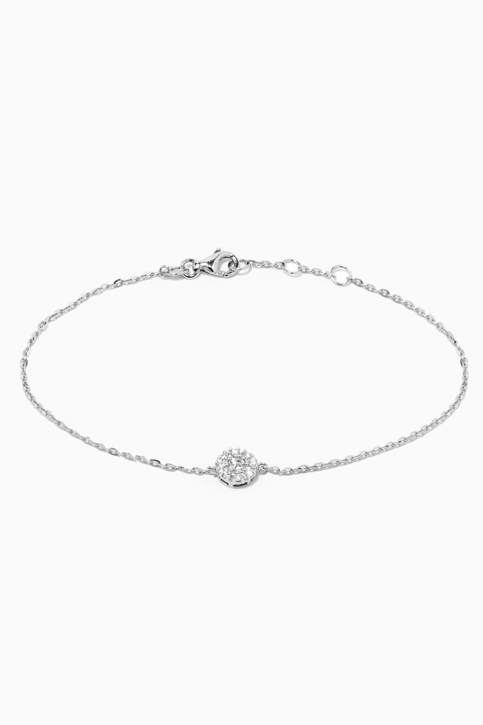 

OneSixEight Diamond Bracelet in 18kt Yellow Gold, White