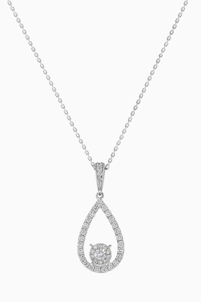 

OneSixEight Diamond Pendant Chain in 18kt White Gold