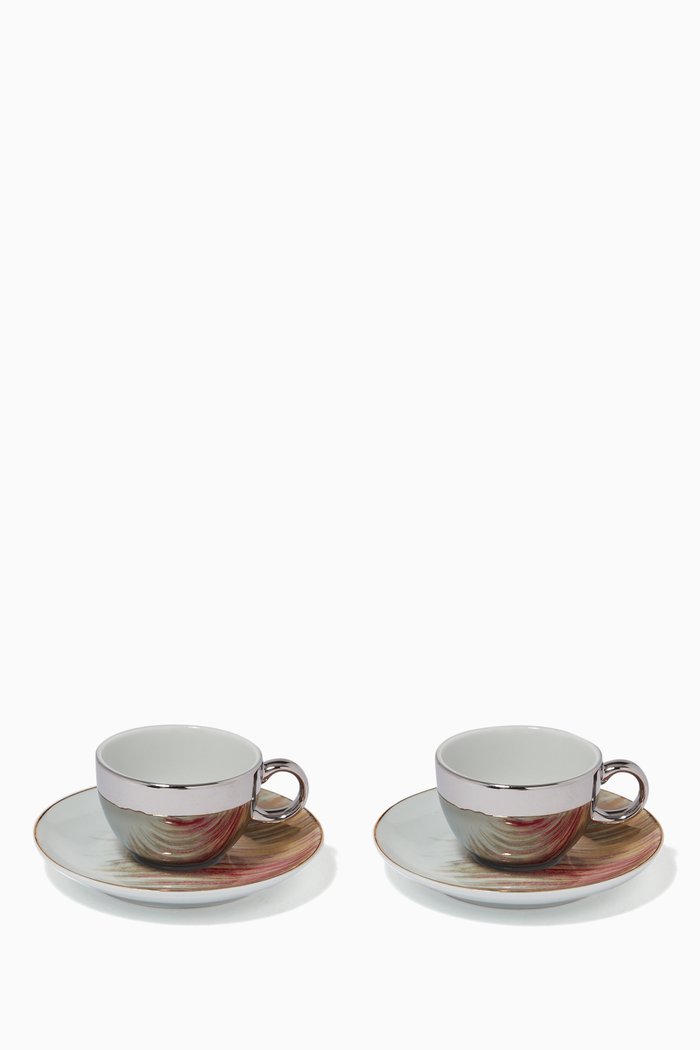 

Echo Coffee Set of 2, Silver