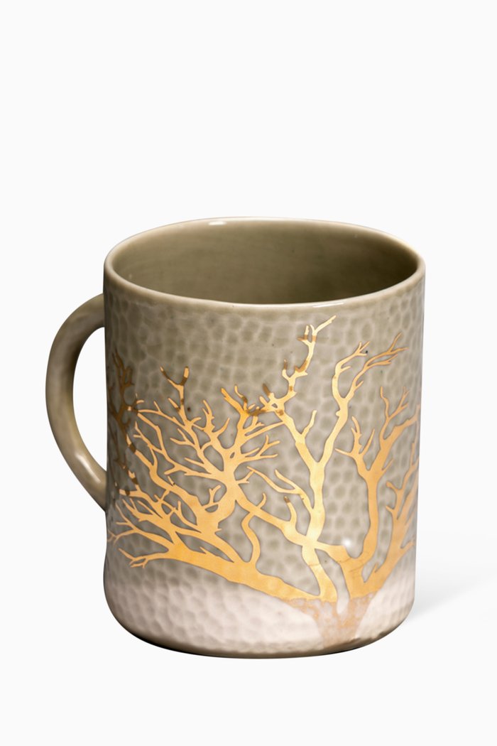 

Golden Tree Mug, White
