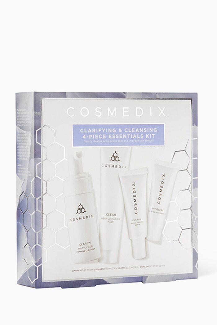 Clarifying & Cleansing 4-Piece Essentials Kit, Multicolour