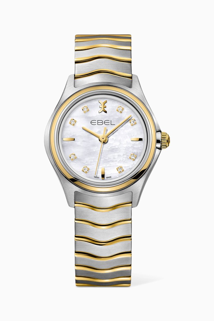 

Wave Diamond Watch, 30mm, Multicolour