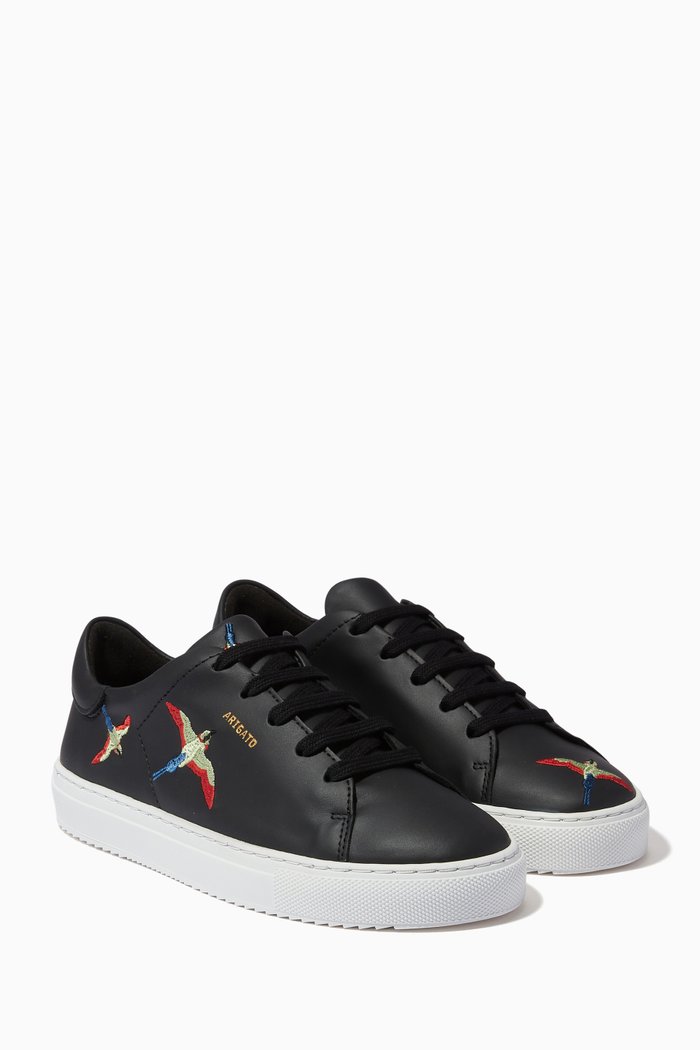 

Clean 90 Bee Birds Sneakers in Leather, Black