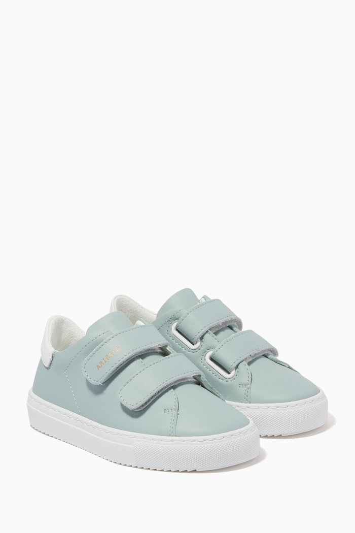 

Clean 90 Straps Sneakers in Leather, Grey