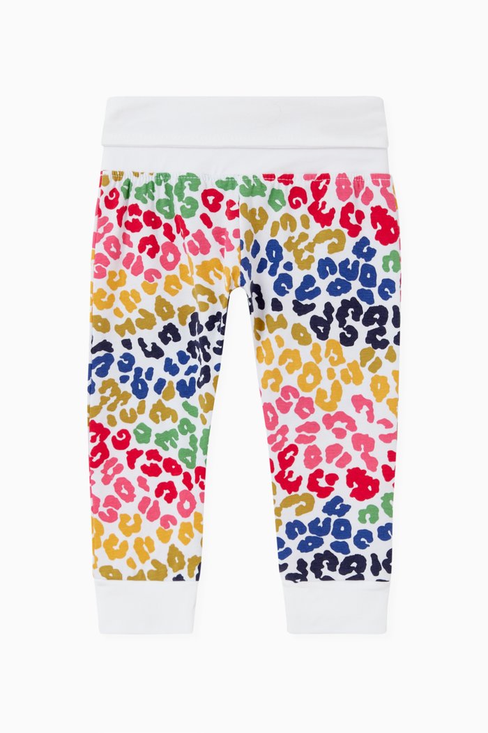 

Rainbow Leopard Leggings in Stretch Organic Cotton, Multicolour