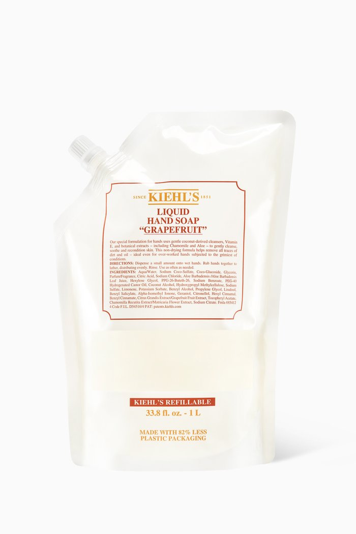 

Grapefruit Liquid Hand Soap Refill, 1000ml, Multicolour
