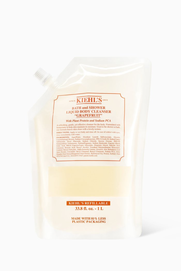 

Grapefruit Bath & Shower Liquid Body Cleanser, 1000ml, Multicolour