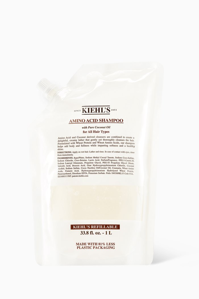 

Amino Acid Shampoo Refill, 1000ml, Colourless