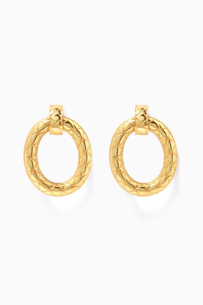 

x Ounass Capsule Erica Earrings in 24kt Gold Plating