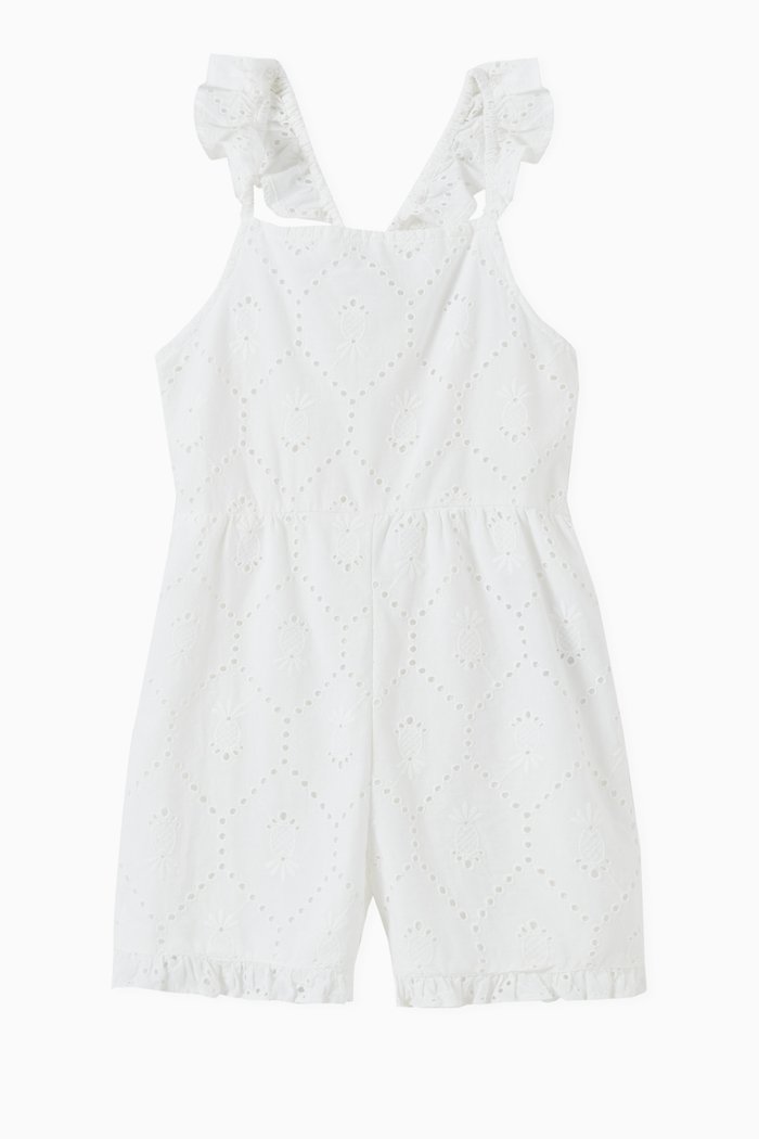 

Judith Jumpsuit in Organic Cotton, White