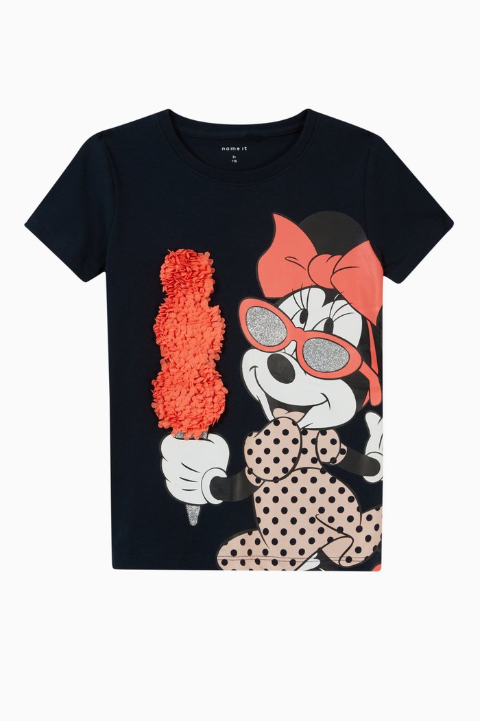 

Disney Minnie Mouse T-shirt in Stretch Cotton, Blue