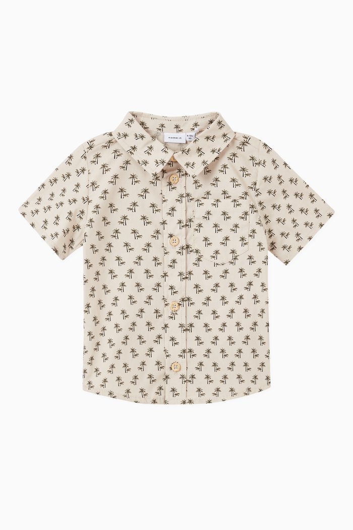 

Palm Shirt in Organic Cotton, Multicolour