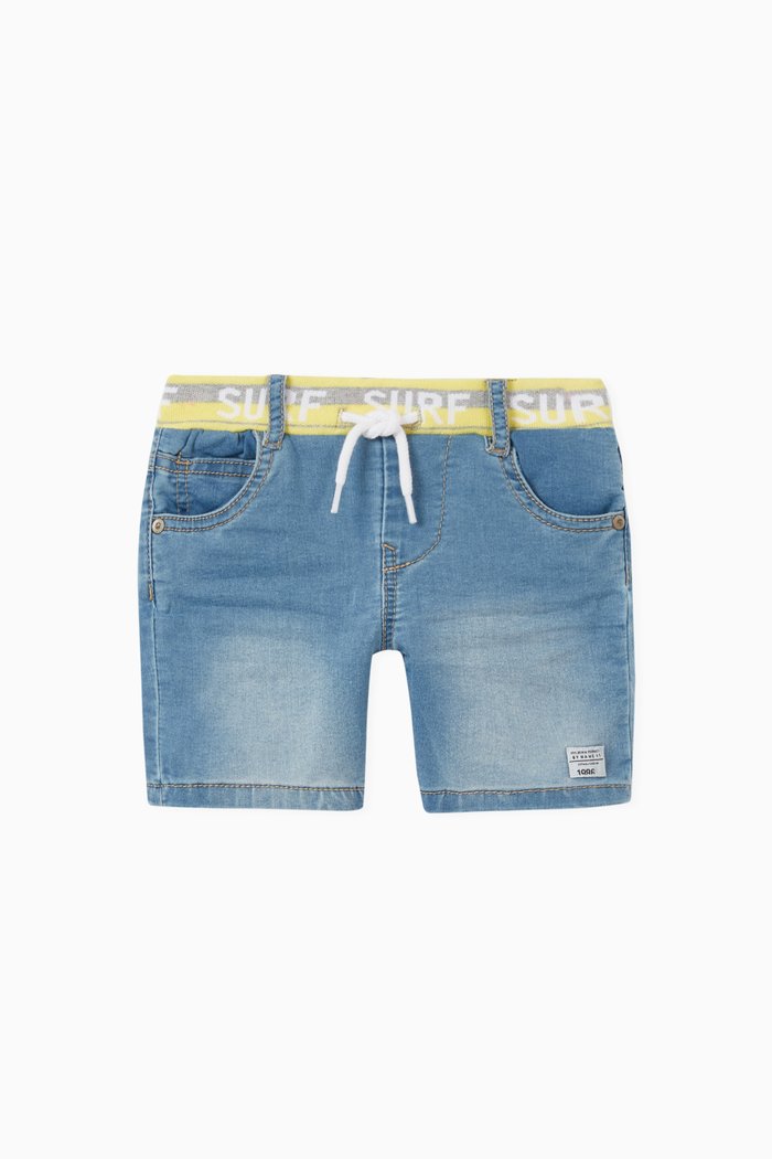 

Denim Shorts in Organic Cotton, Blue