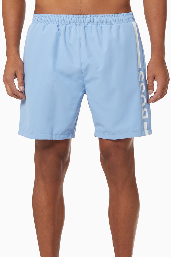 

Dolphin Swim Shorts in Recycled Polyester, Blue