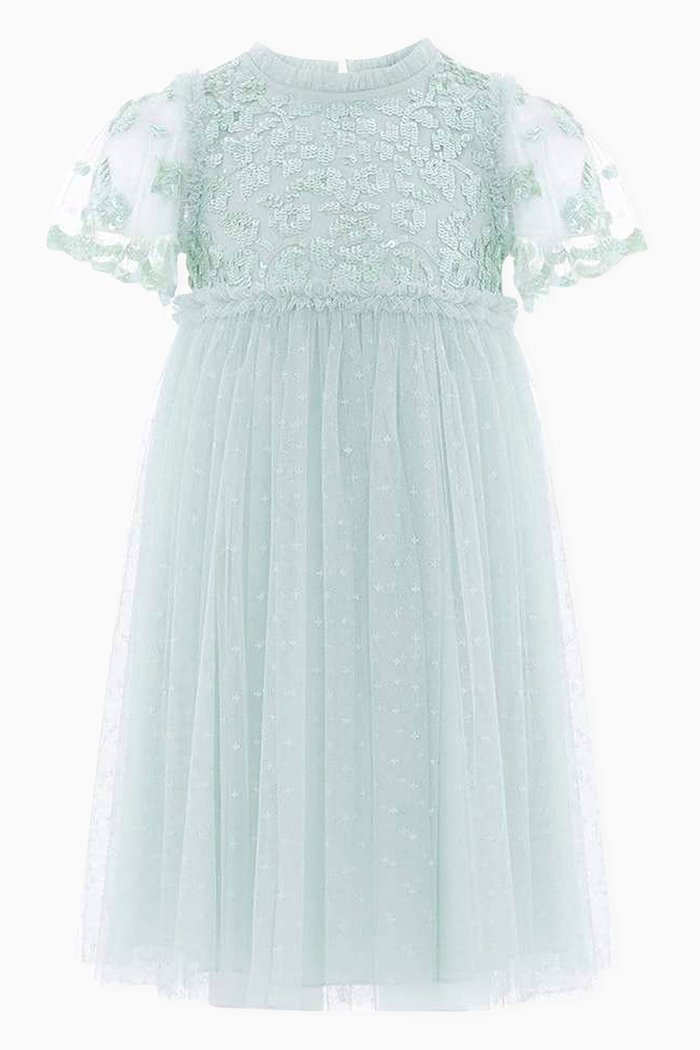 Lilybelle Sequins Dress, Green