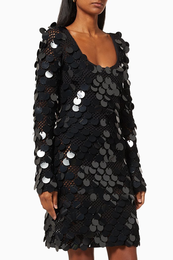 

Mykonos Mesh Dress, Black