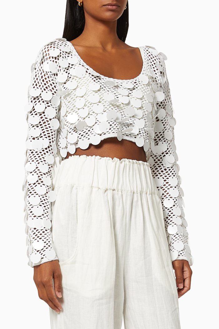 

Myko Crop Top, White