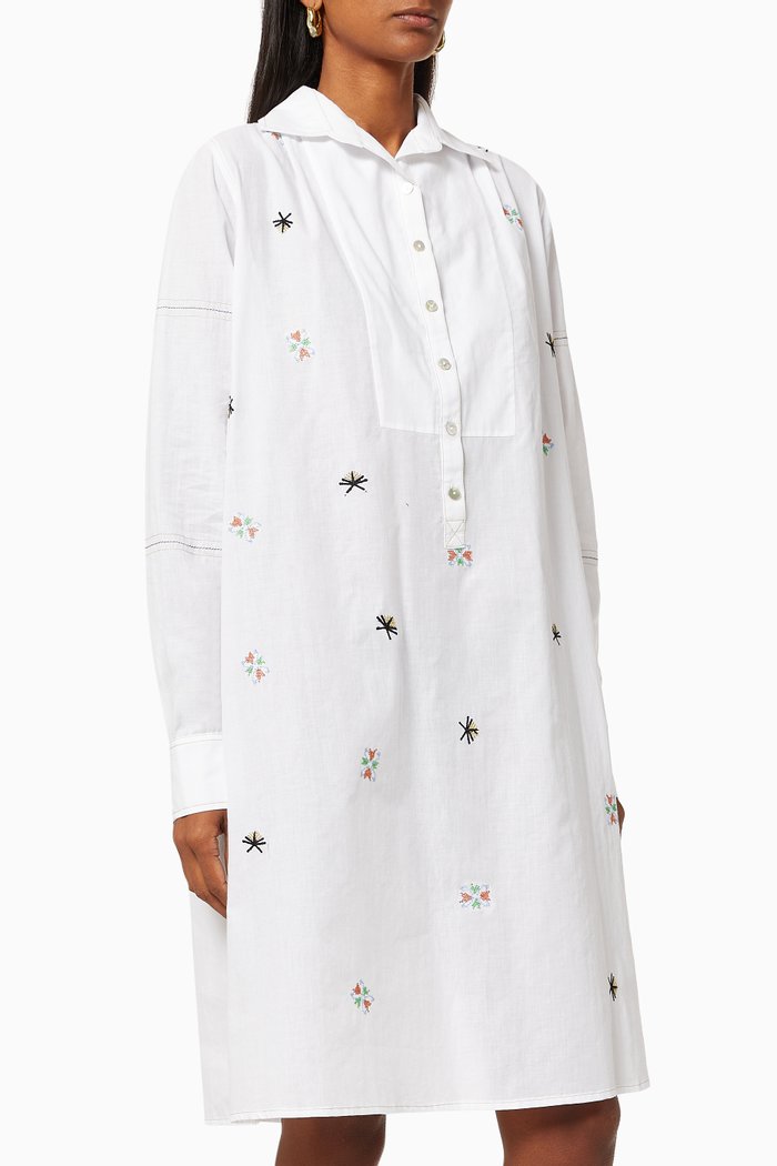 

Palmer Shirt Dress, White