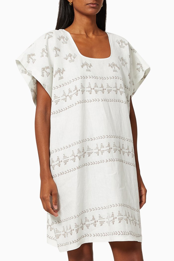 

Poulmarch Cotton Dress, Multicolour