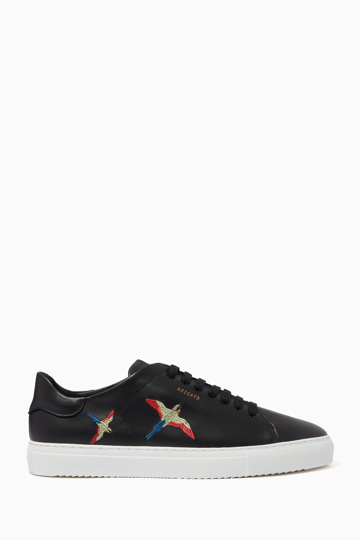 

Clean 90 Sneakers with Bee Bird in Leather, Black