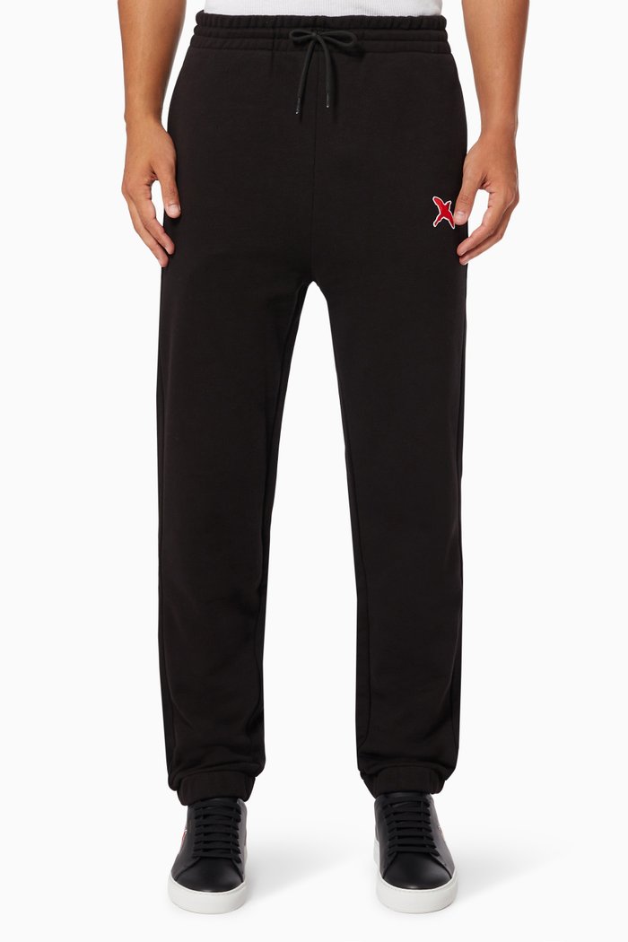 

Rouge Bee Bird Sweatpants in Organic Cotton, Black
