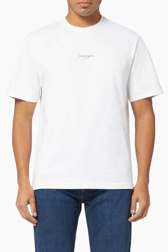 

Focus Logo T-shirt in Organic Cotton, White