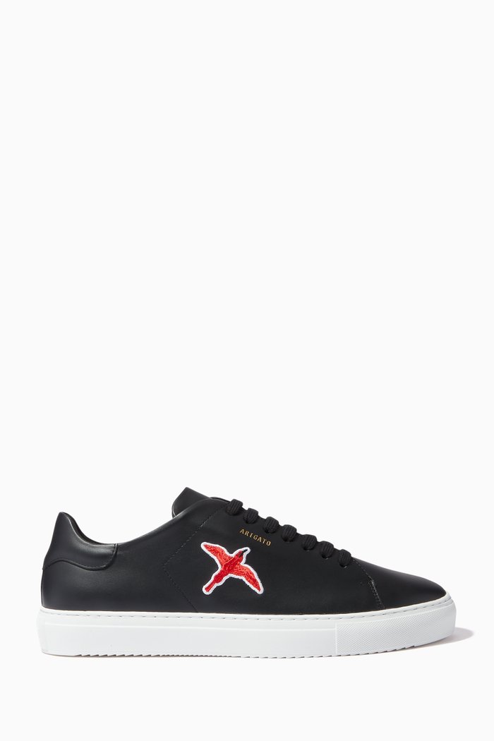

Clean 90 Sneakers with Bee Bird in Leather, Black