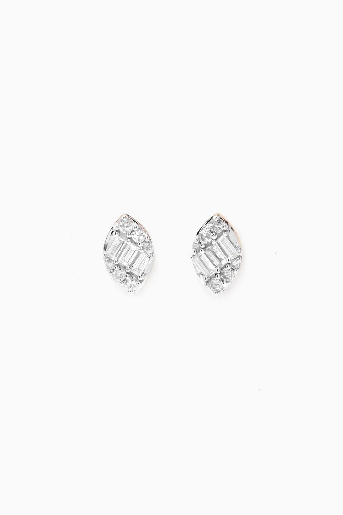 

Diamond Petal Studs in 10kt Yellow Gold