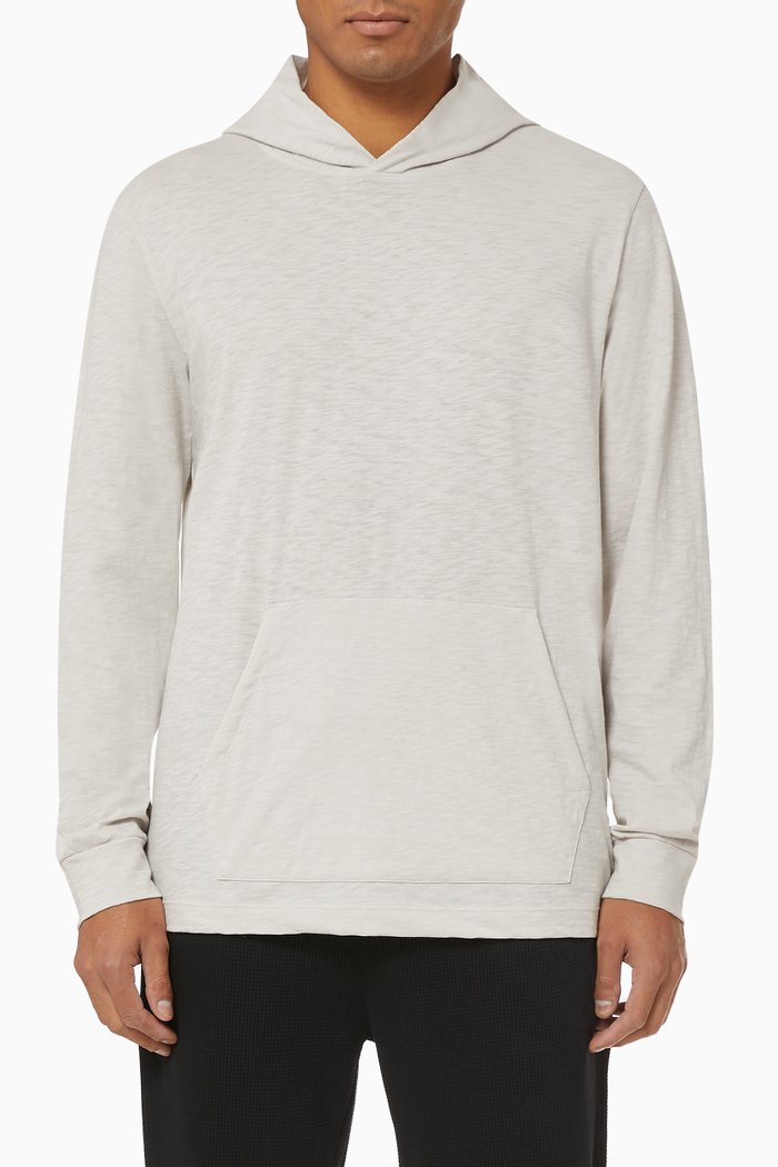 Layer Hoodie in Slub Cotton, Neutral
