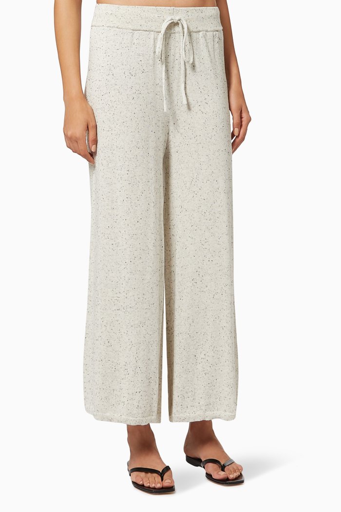 

Cara Drawstring Relaxed Pants in Jersey, Neutral