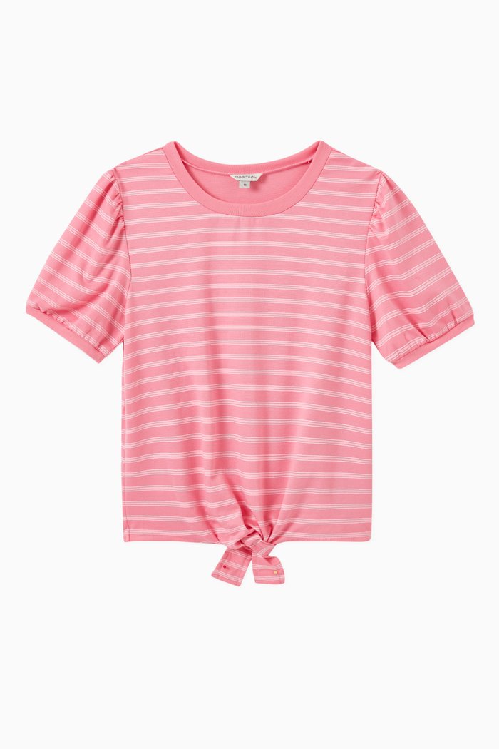 

Brynlee Stripe T-shirt in Cotton Jersey, Pink