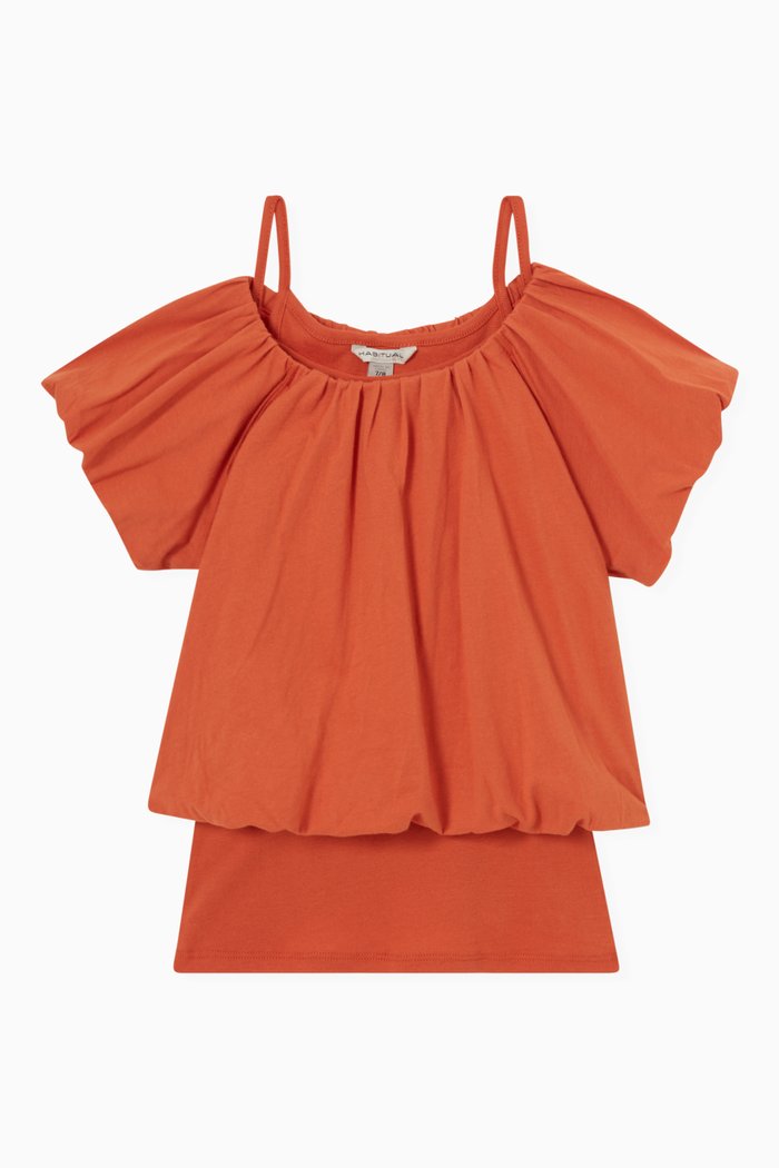 

Alaria Flare Top with Ribbed Cami, Orange