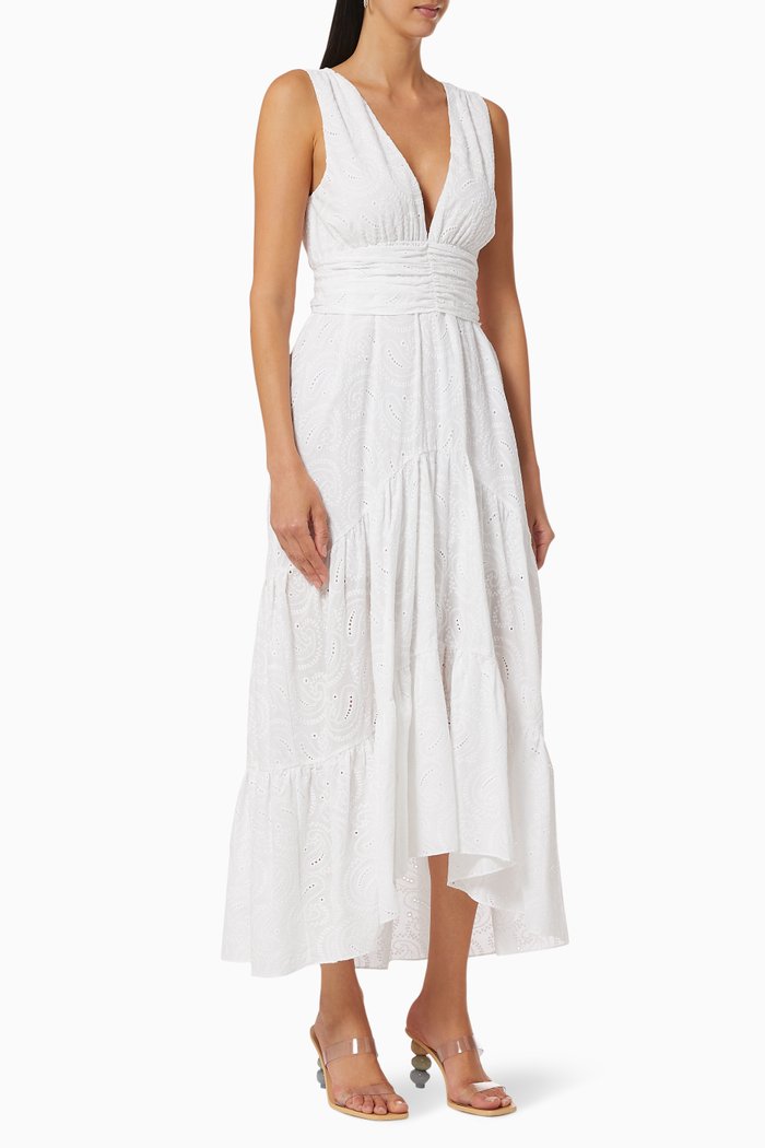 

Ksenia Cotton Maxi Dress, White