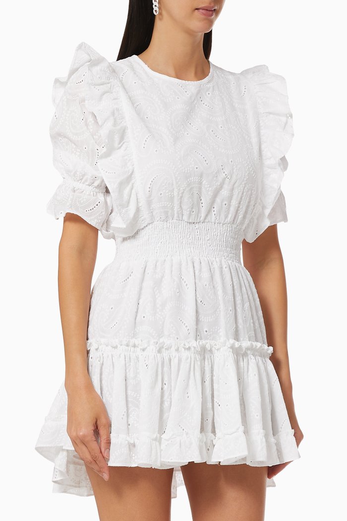 Doutzen Cotton Dress, White
