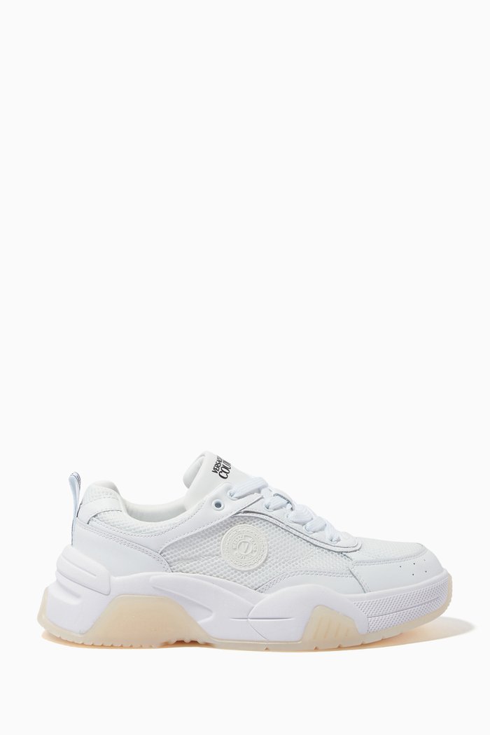 

Specializzato Sneakers in PU & Leather Blend, White