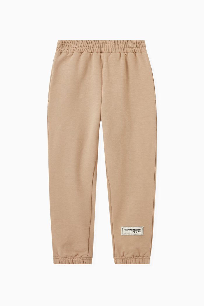

Organic Bamboo Cotton Relaxed Joggers, Neutral