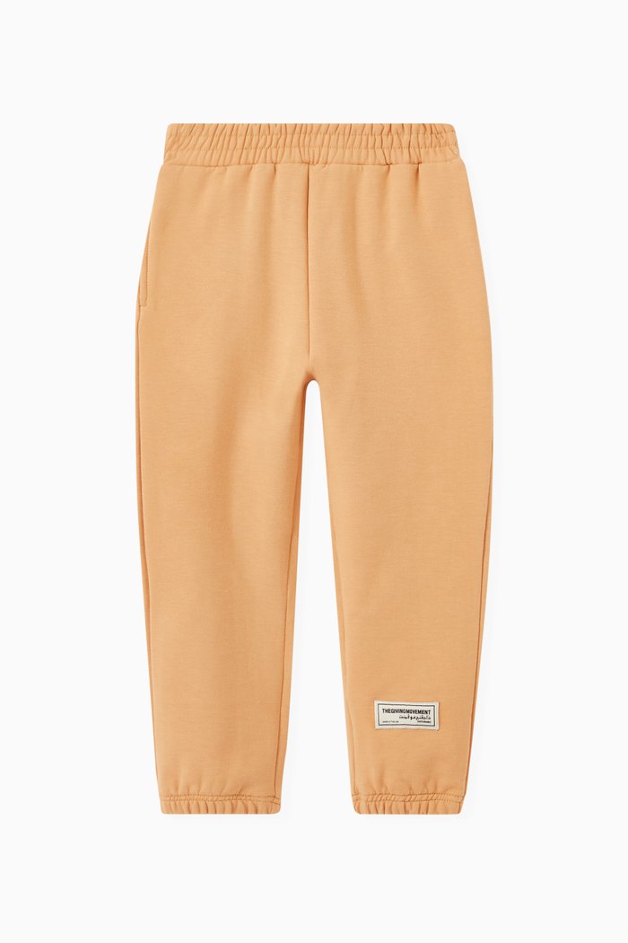 

Organic Bamboo Cotton Relaxed Joggers, Brown