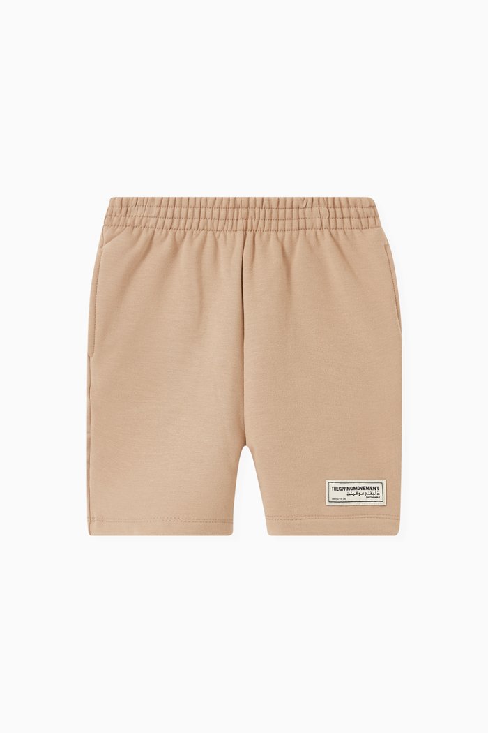 

Organic Bamboo Cotton Lounge Shorts, Neutral