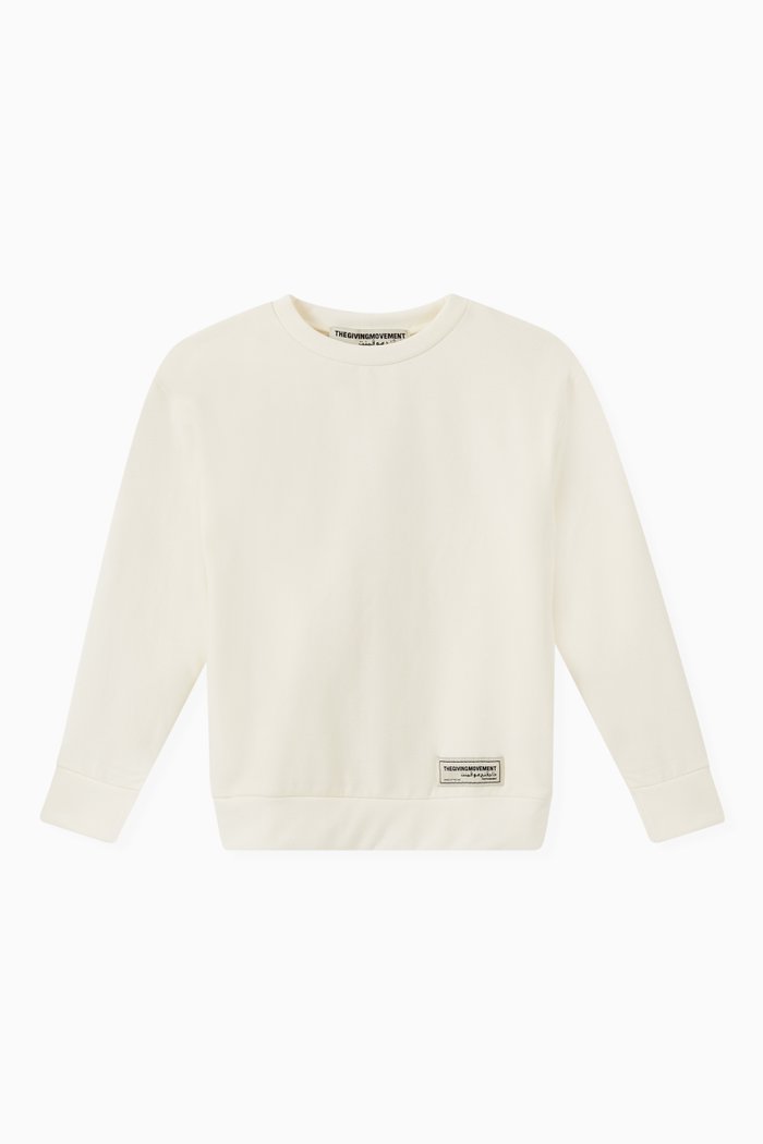 

Organic Bamboo Cotton Oversized Sweatshirt, Neutral