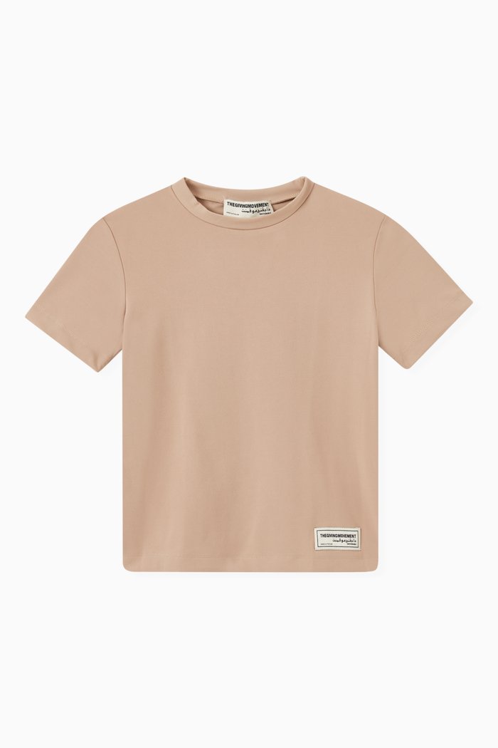 

Recycled Softskin Regular Fit T- shirt, Neutral