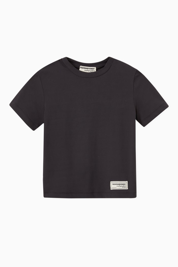 

Recycled Softskin Regular Fit T- shirt, Black